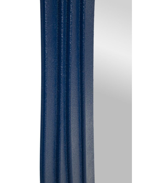 Grand Miroir mural Irrégulier 90x165 en Bois Bleu Dafne 