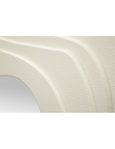 Grand Miroir mural Irrégulier 90x97 en Bois Blanc Dalia 