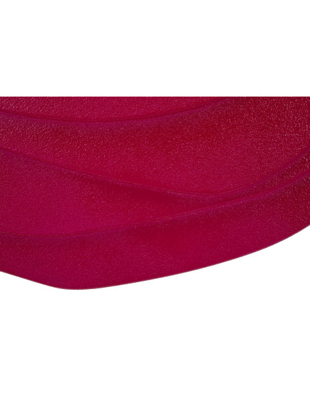 Grand Miroir mural Irrégulier 90x97 en Bois Rose fuchsia Dalia 