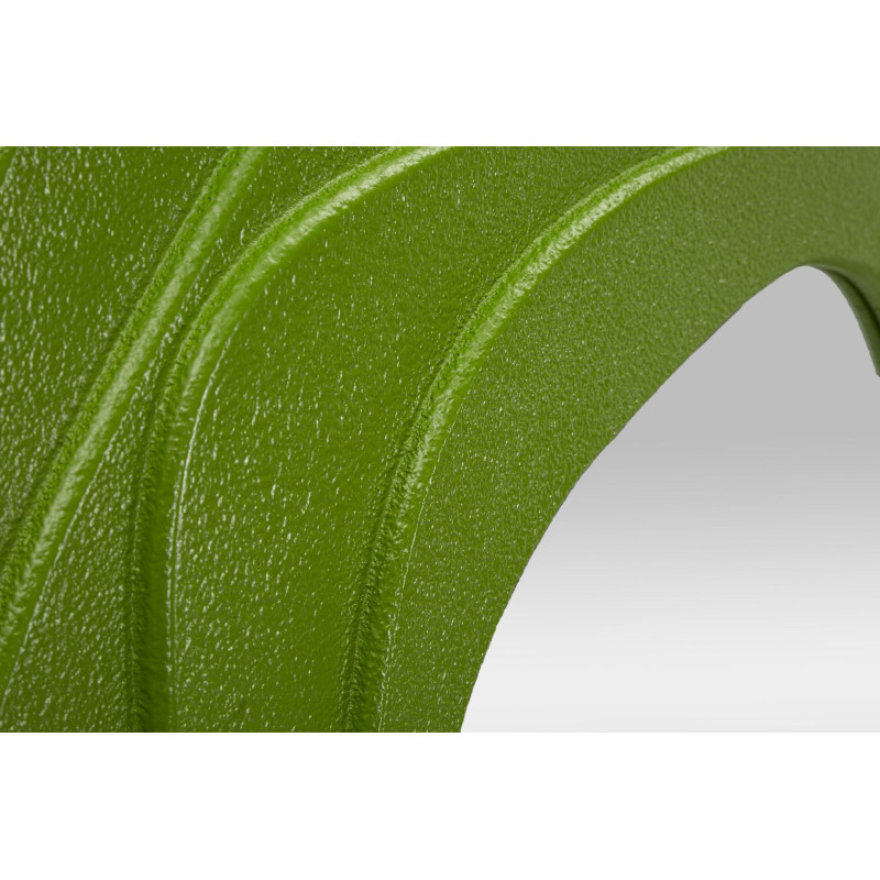 Grand Miroir mural Irrégulier 90x97 en Bois Vert Dalia 