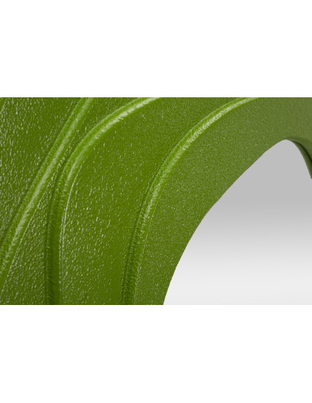 Grand Miroir mural Irrégulier 90x97 en Bois Vert Dalia 