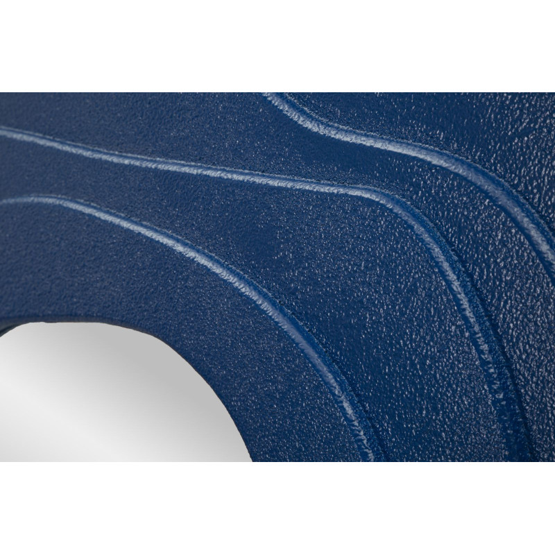 Grand Miroir mural Irrégulier 90x97 en Bois Bleu Dalia - 3