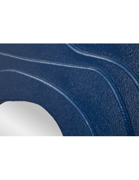 Grand Miroir mural Irrégulier 90x97 en Bois Bleu Dalia - 3