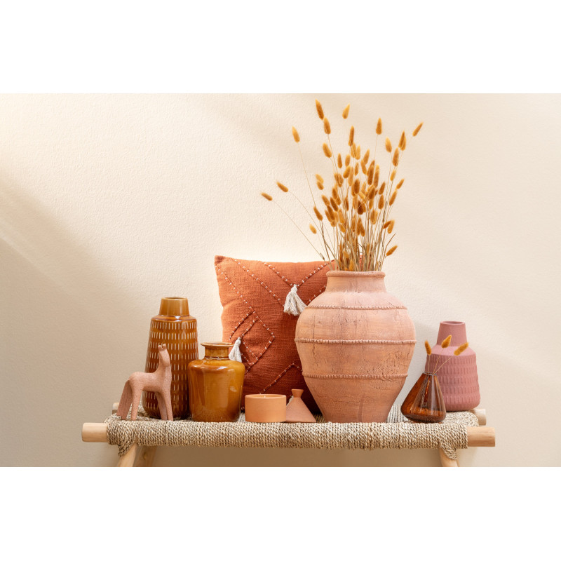 Statuettes déco Chevaux modernes en Résine Terracotta Moucheté Siva (Lot de 3) - 2