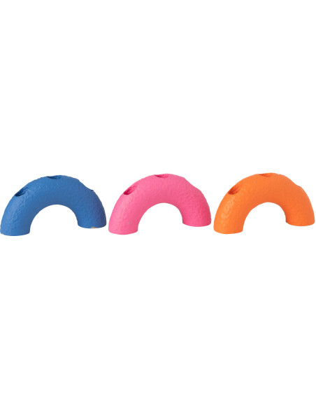Chandelier moderne 3 bougies Arc en Ciment Bleu Rose Orange Rolo (Lot de 3) - 1