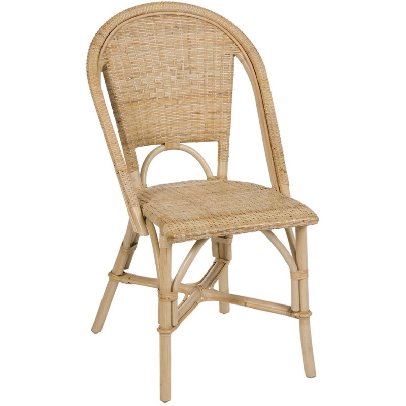 Chaise bistrot vintage en Rotin Naturel Thare - 1