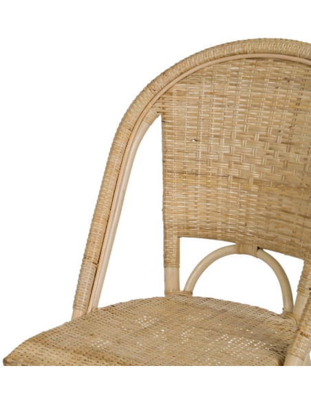 Chaise bistrot vintage en Rotin Naturel Thare - 6
