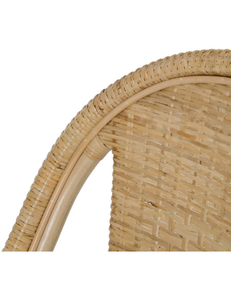 Chaise bistrot vintage en Rotin Naturel Thare - 7