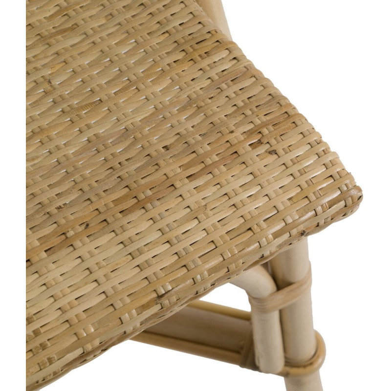 Chaise bistrot vintage en Rotin Naturel Thare - 8