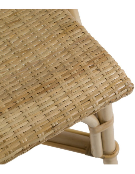 Chaise bistrot vintage en Rotin Naturel Thare - 8