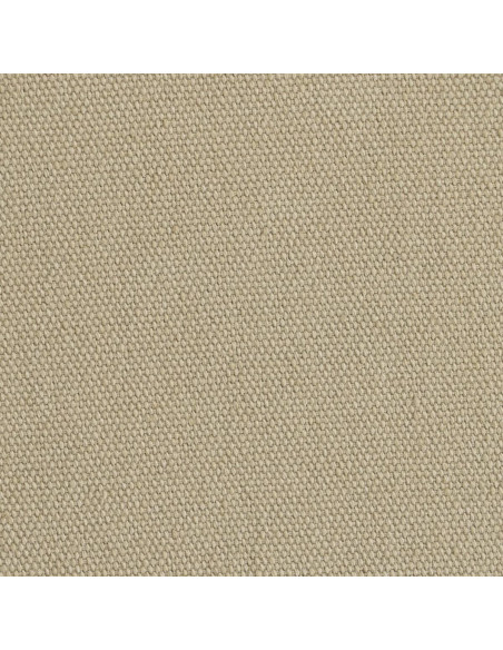 Chaise Bistrot vintage en Bois d'hévéa Naturel Tissu Beige Canar - 8