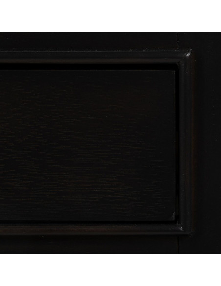 Petit Chevet moderne 1 tiroir en Bois MDF Noir Marbre Blanc Mods - 7