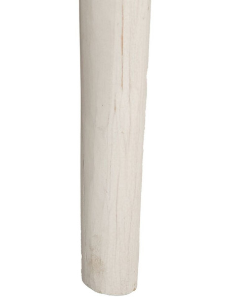 Console Bord de mer Rectangulaire en Bois de teck Blanc crème Arcos - 7