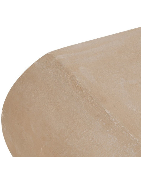 Grande Table basse originale Organique 1 niche en Bois MDF Sable Wilma - 3