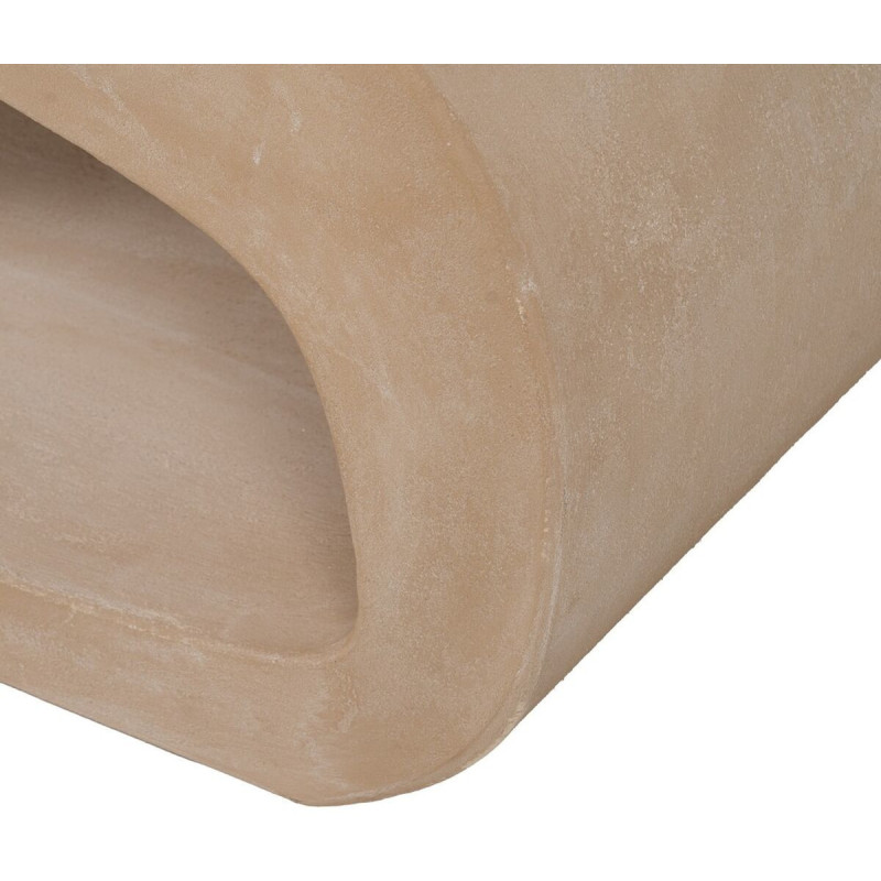 Grande Table basse originale Organique 1 niche en Bois MDF Sable Wilma - 8