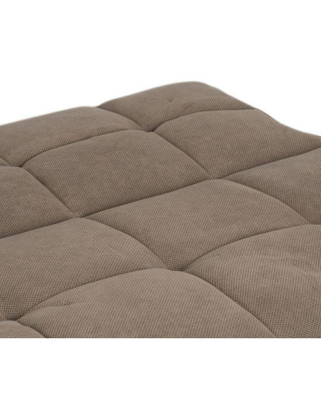 Grand Canapé moderne Convertible 3 places en Tissu Beige Bois Naturel Cervo - 8