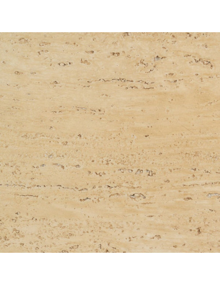 Table basse moderne Carrée en Fibre de magnésium Fibre de verre Beige Novelda - 4