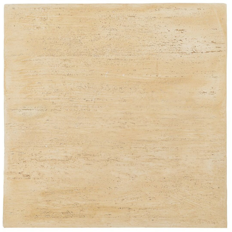 Table basse moderne Carrée en Fibre de magnésium Fibre de verre Beige Novelda - 6