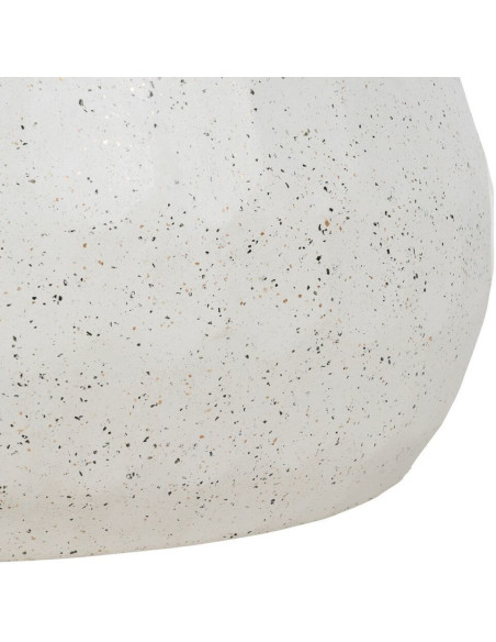 Table basse moderne Ronde en Ciment Fibre de verre Blanc Effet terrazzo Muxia - 8