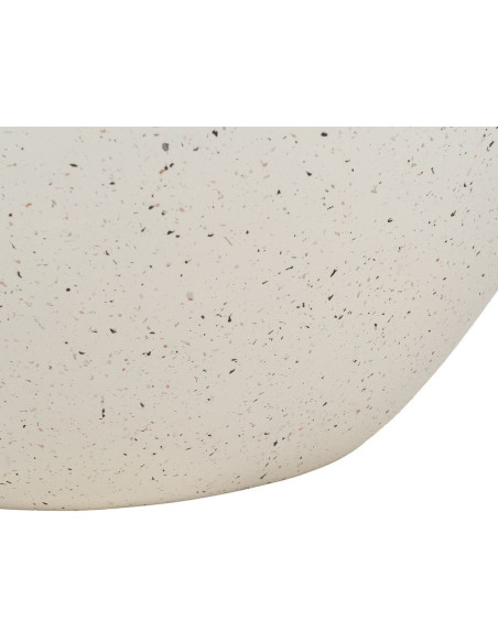 Table basse moderne Ronde en Fibre de magnésium Blanc Effet terrazzo Fraga - 8