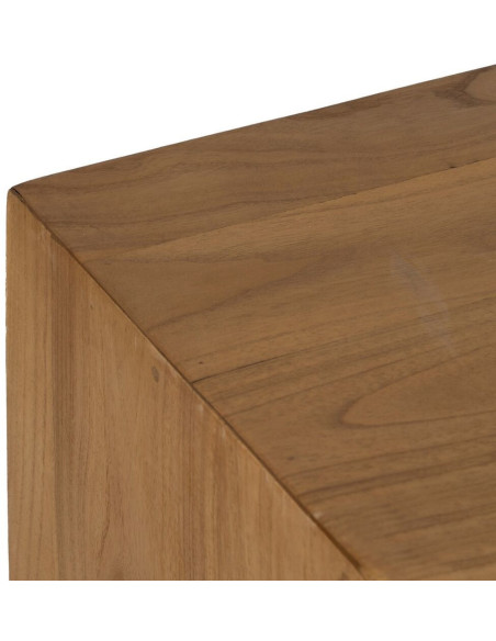 Buffet moderne Bas 1 porte 4 tiroirs en Bois de mindi Naturel Sitges - 4