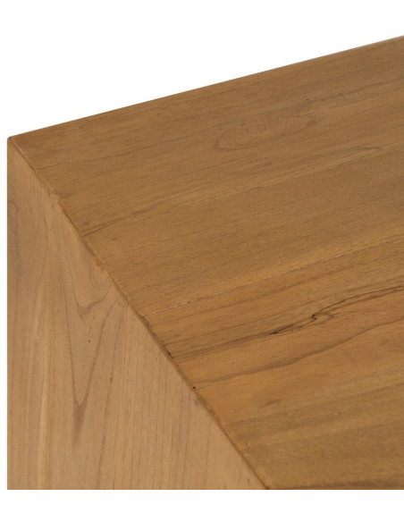 Buffet moderne Bas 2 portes 4 tiroirs en Bois de mindi Naturel Sitges - 4