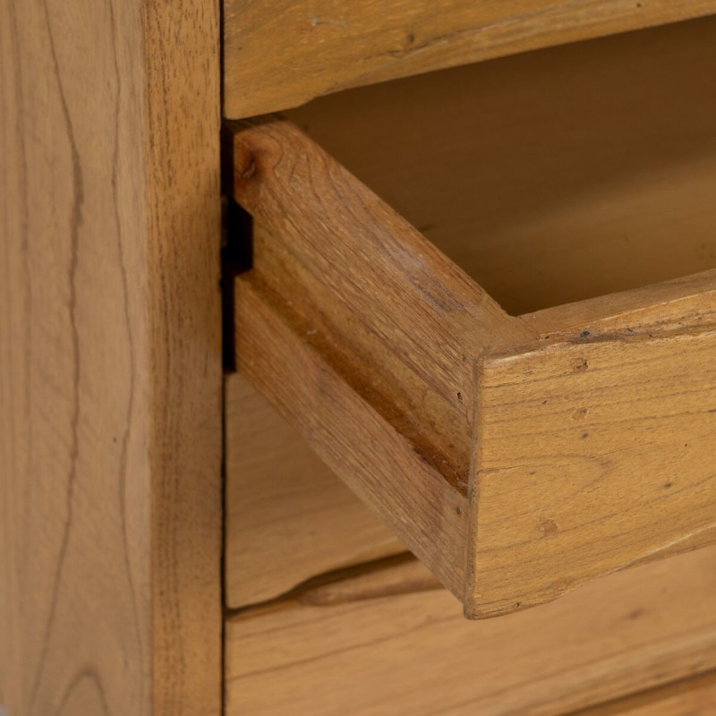 Buffet moderne Bas 2 portes 4 tiroirs en Bois de mindi Naturel Sitges - 7