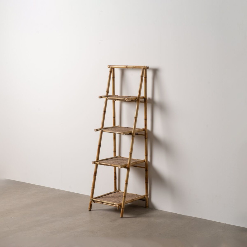 Étagère vintage Escalier 4 niveaux en Bambou Naturel Bambu - 2
