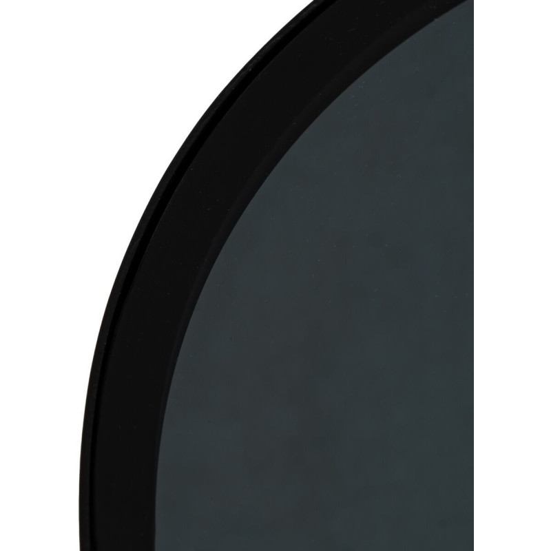 Table d'appoint gigogne moderne chic Ronde en Métal Noir Verre Transparent Telde (Lot de 2) - 5