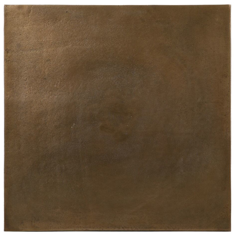 Table à manger Bistrot moderne Carrée 2 personnes en Métal Doré Noir Ain - 6