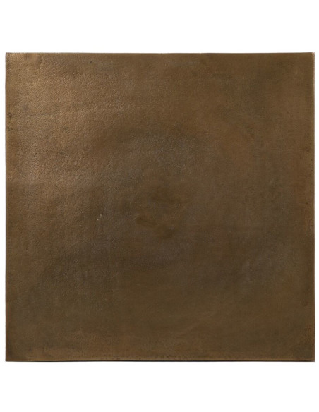 Table à manger Bistrot moderne Carrée 2 personnes en Métal Doré Noir Ain - 6