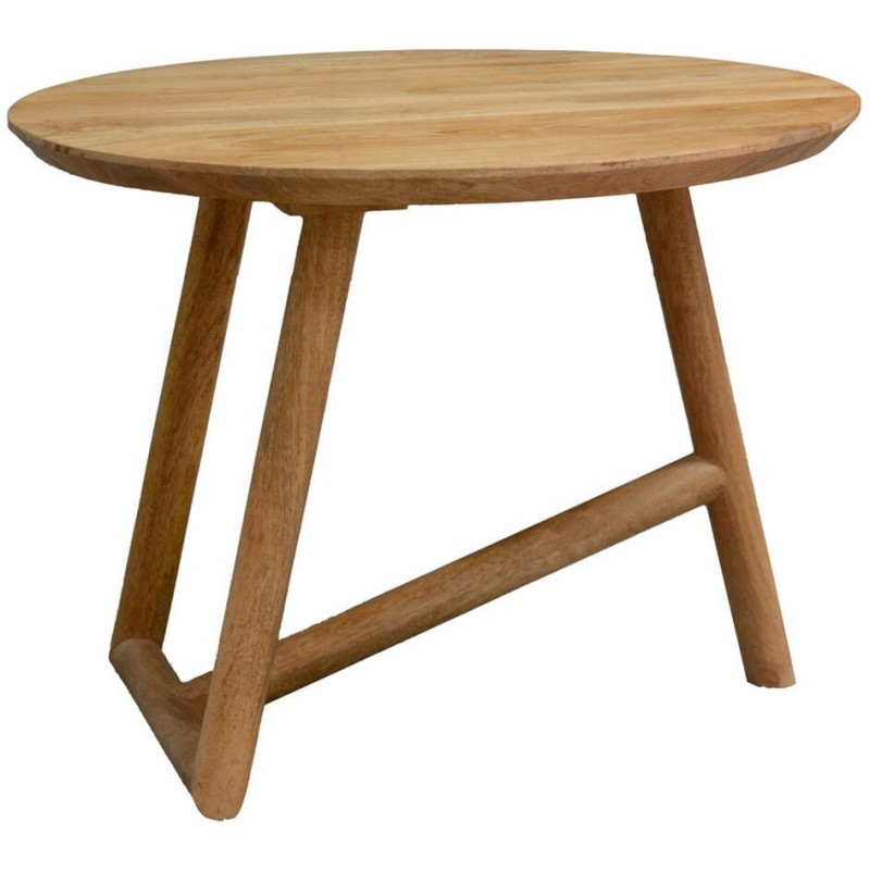Table basse moderne Ronde en Bois de manguier Naturel Altea - 1