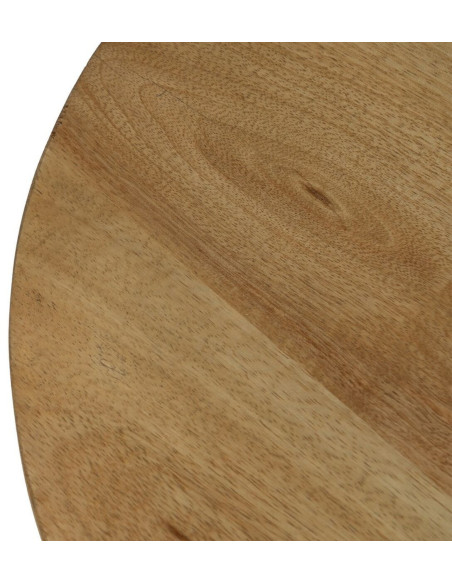 Table d'appoint moderne Ronde en Bois de manguier Naturel Altea - 4