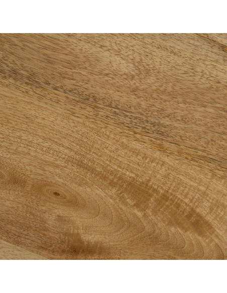 Table d'appoint moderne Ronde en Bois de manguier Naturel Altea - 5