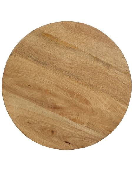Table d'appoint moderne Ronde en Bois de manguier Naturel Altea - 8