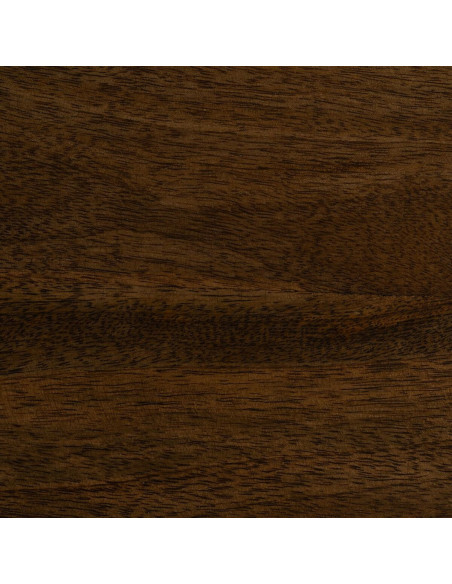 Grande Étagère basse moderne 3 niveaux en Bois de manguier Marron Kuraya - 8