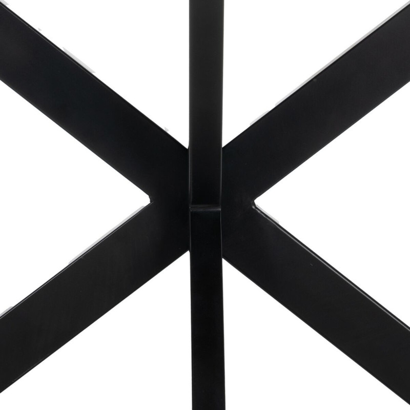 Console moderne Rectangulaire en Bois de manguier Miel Métal Noir Lorca - 7