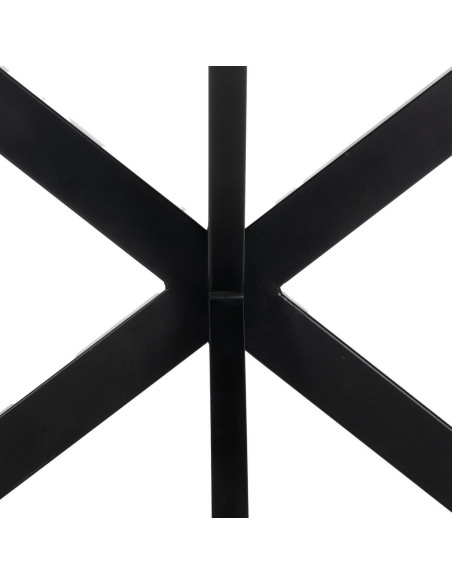 Console moderne Rectangulaire en Bois de manguier Miel Métal Noir Lorca - 7