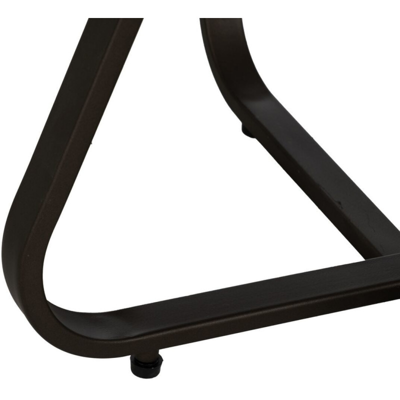 Table d'appoint originale Boules Ronde 52 cm en Bois de sapin Naturel Métal Noir Sabinan - 8