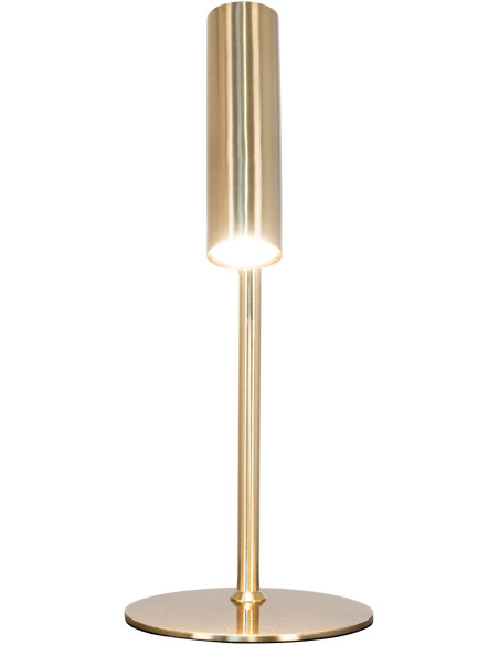 Lampe à poser moderne design Hauteur 47 cm Métal Doré Effet laiton Paris - 5