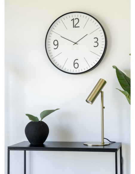 Lampe à poser moderne design Hauteur 47 cm Métal Doré Effet laiton Paris - 6