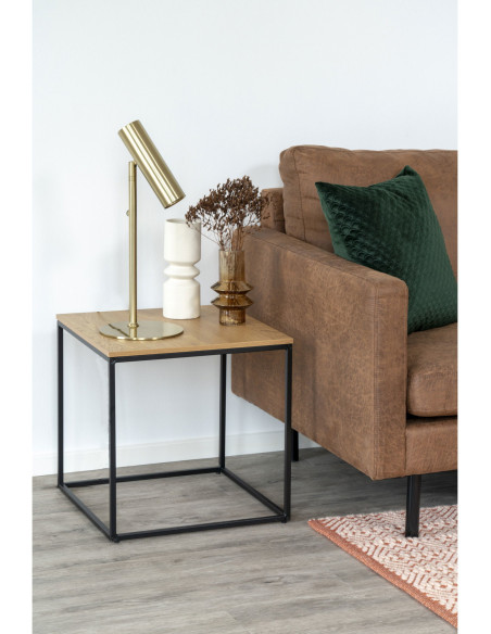 Lampe à poser moderne design Hauteur 47 cm Métal Doré Effet laiton Paris - 8