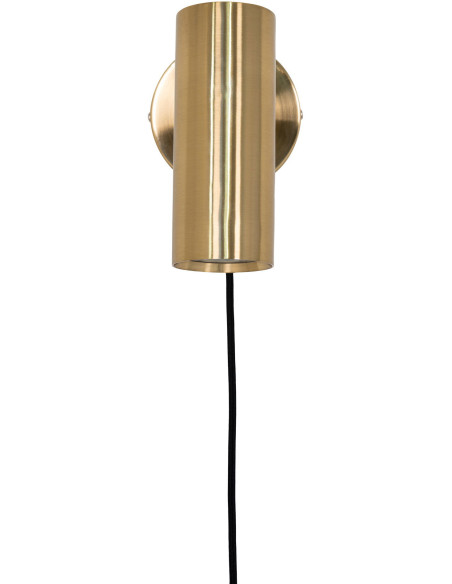 Applique murale moderne design Métal Doré Effet laiton Paris - 3