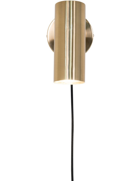 Applique murale moderne design Métal Doré Effet laiton Paris - 4