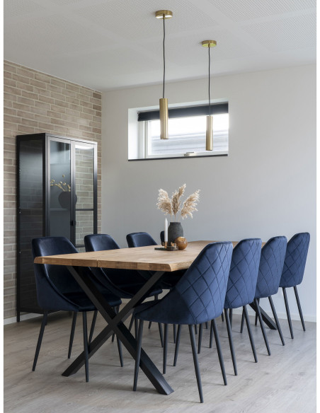 Suspension moderne design Métal Doré Effet laiton Paris - 4