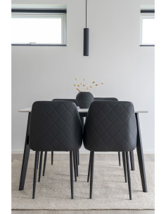 Suspension moderne design Métal Noir Paris - 2