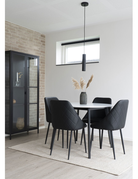 Suspension moderne design Métal Noir Paris - 4