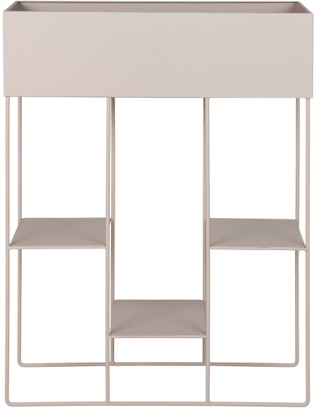 Jardinière d'intérieur moderne 3 étagères Métal Sable Rabo - 3