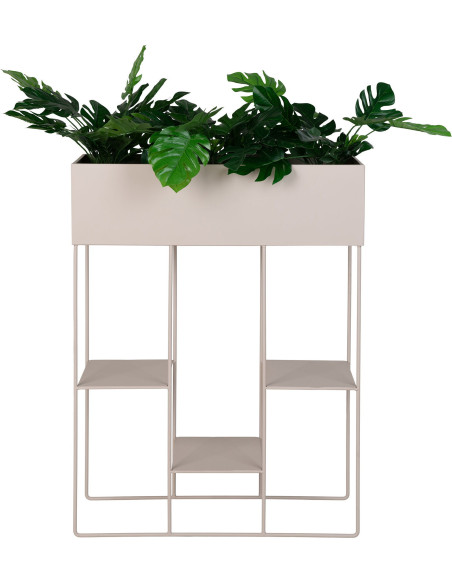Jardinière d'intérieur moderne 3 étagères Métal Sable Rabo - 4
