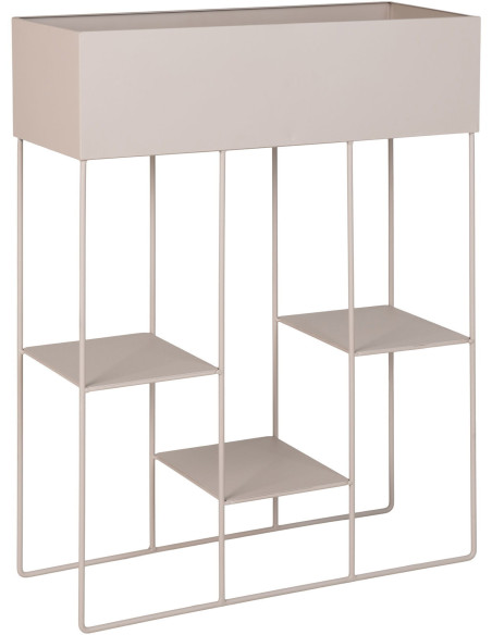 Jardinière d'intérieur moderne 3 étagères Métal Sable Rabo - 1